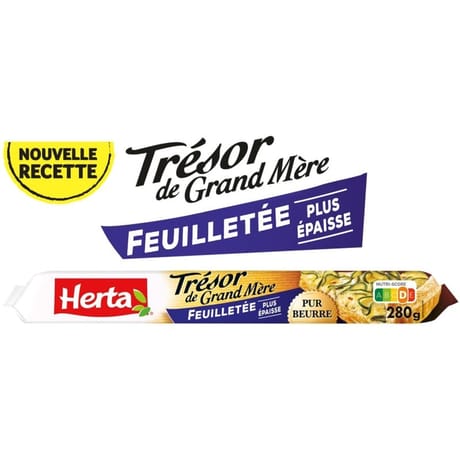 Herta trésor de grand mère pâte feuilletée pur beurre 280g