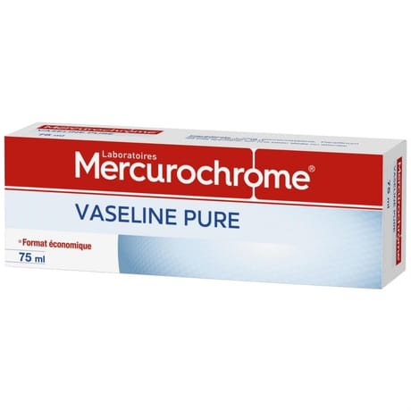 Mercurochrome vaseline pure format économique 75 ml