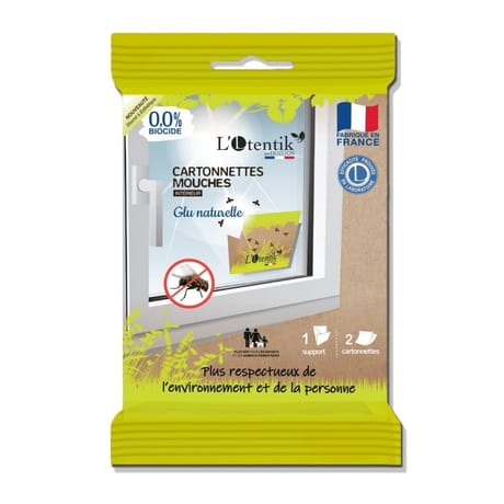 L'otentik cartonnettes piege mouche pour fenetre