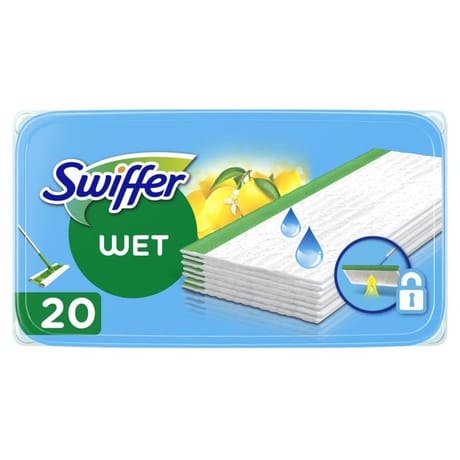 Swiffer serpillières imprégnées pour sol parfum citrus fresh x20