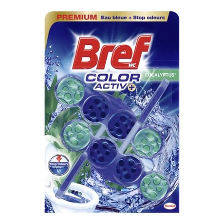 Bref wc color activ eucalyptus duopack