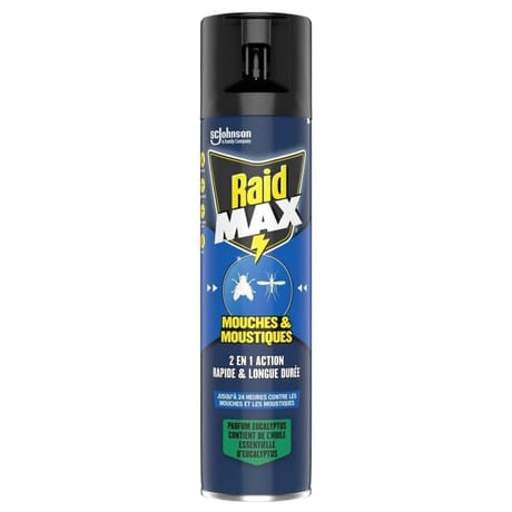 Raid max aérosol volants eucalyptus 400 ml