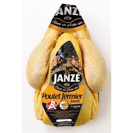 Janzé poulet fermier jaune label rouge
