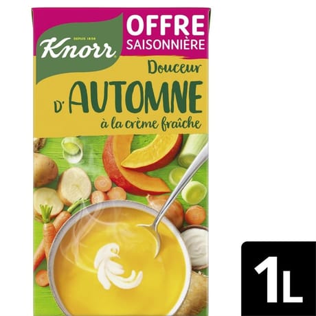 Knorr soupe liquide douceur d'automne a la creme fraiche 1l