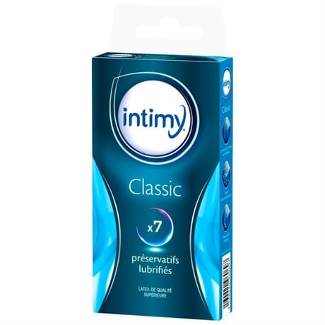 Intimy préservatifs lubrifiés classic x7