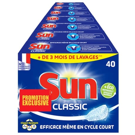 Sun tablette classic standard x40 lot de 7