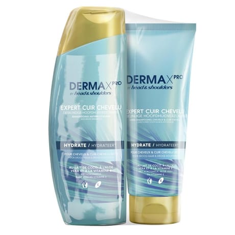 Head & shoulders mixte shampoing hydrate shampoing 225ml + après shampoing 200ml