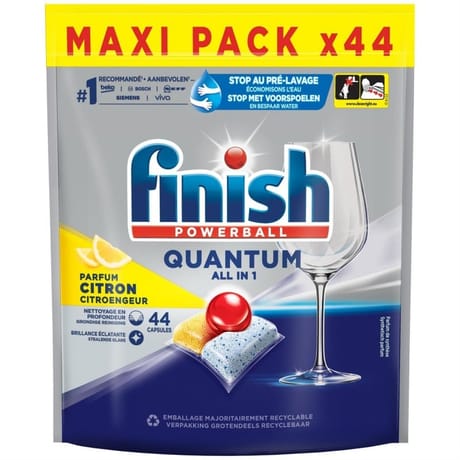 Finish quantum capsule lave-vaisselle citron x44