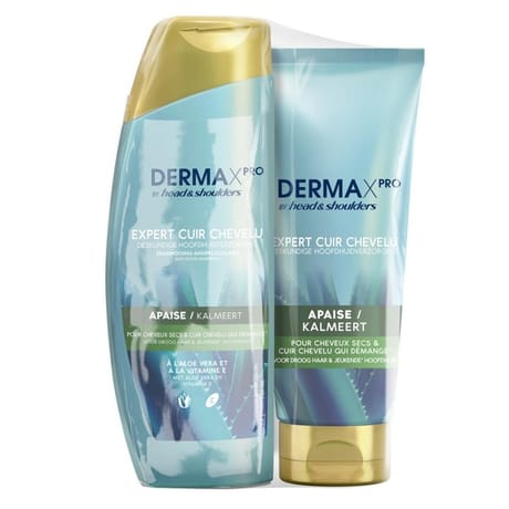 Head & shoulders mixte conditioner apaise shampoing 225ml + après shampoing 200ml