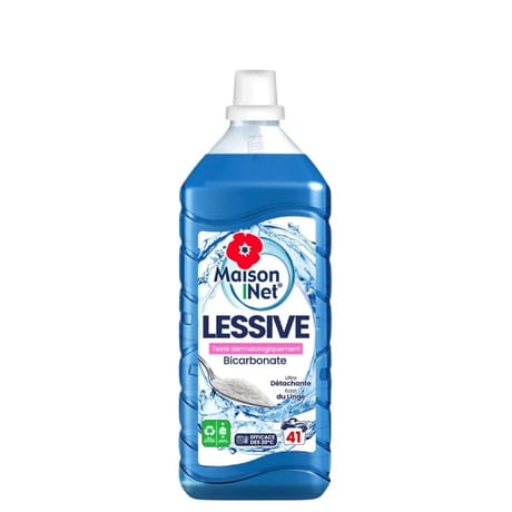 Maison net lessive bicarbonate 1.85l 41 lavages