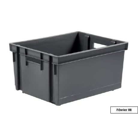 Eda bac 30 litres gris