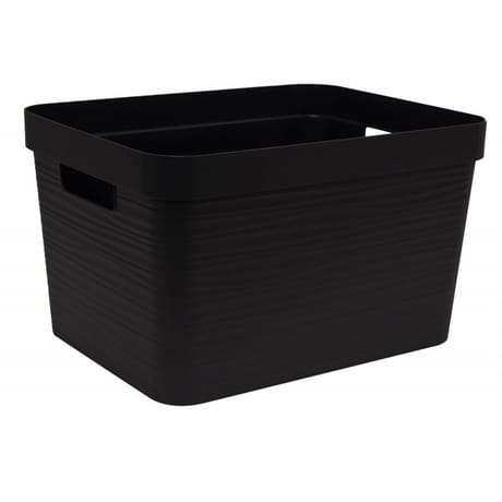 Eda bac de rangement stone 30l noir