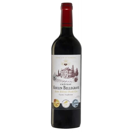 Saint Emilion grand cru cuvée tradition Château Moulin Bellegrave 13.5% Vol.75cl