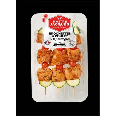 Brochette de poulet à la provençale x3 Maître Jacques
