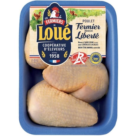 Loué cuisses de poulet jaune 900g