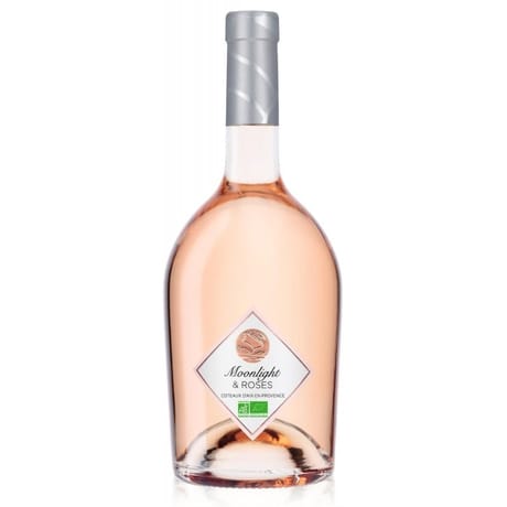 AOP Côteaux d'Aix en Provence vin rosé  Moonlight & Roses 75cl bio