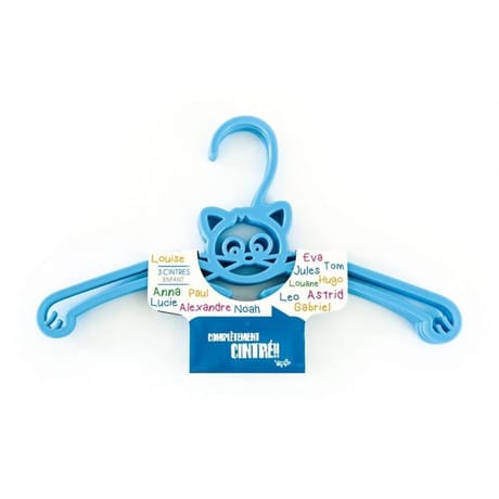Lot de 3 cintres chat