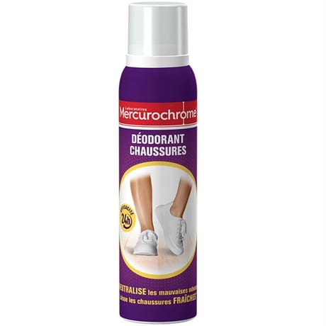 Mercurochrome déodorant chaussures 150 ml