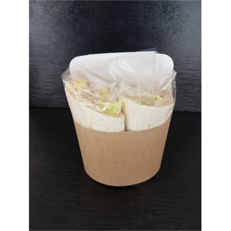 Wrap jambon fromage ail et fines herbes