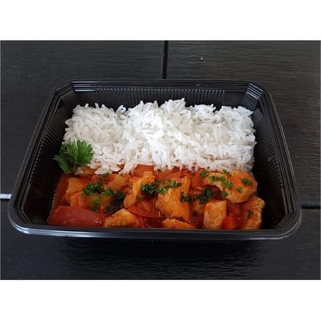 Poulet basquaise et riz