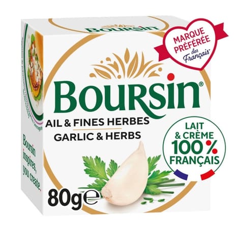 Boursin ail et fines herbes 80g