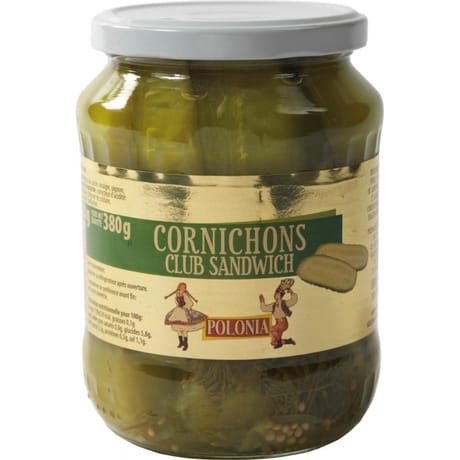 Polonia cornichons club sandwich 680g