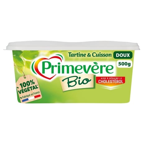 Primevère bio doux tartine & cuisson barquette 500g
