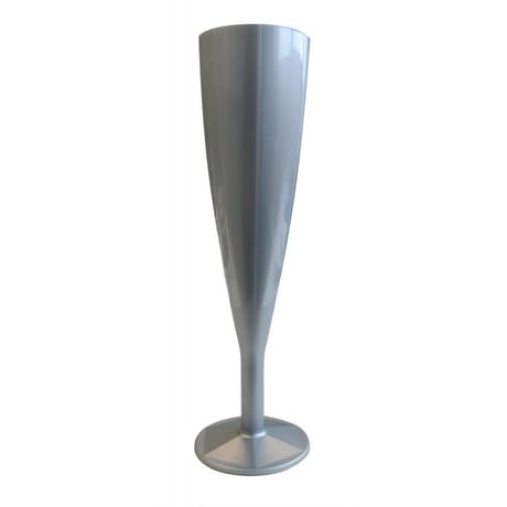 6 flûtes monobloc pp 13cl argent