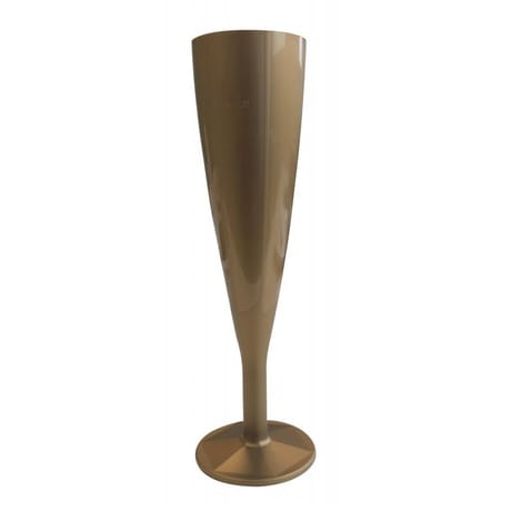 6 flûtes monobloc pp 13cl or