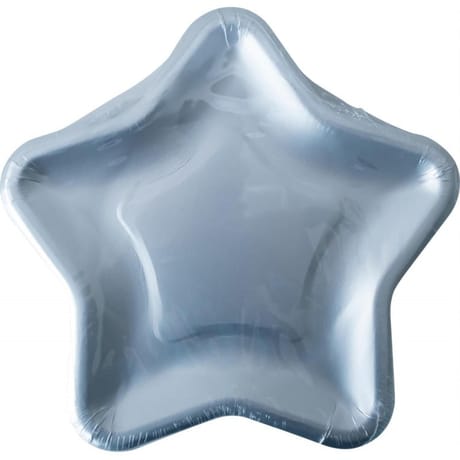 Assiettes etoile argent 24.5cm x6