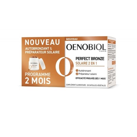 Oenobiol perfect bronz 2en1 comprimés 2x30