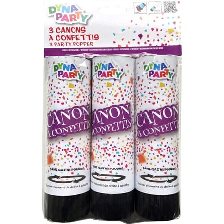 Dynastrib canon a confettis x3