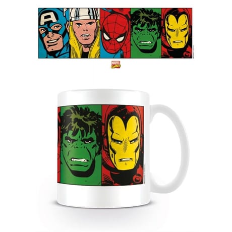 Mug 315 ml visages marvel comics