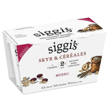 Siggi's skyr muesli 2x140g