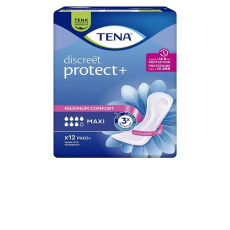 Tena lady serviettes incontinence maxi x12
