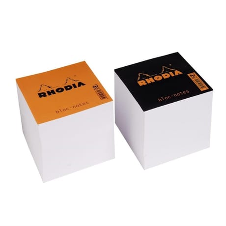 Rhodia bloc cube blanc 90x90x80 mm