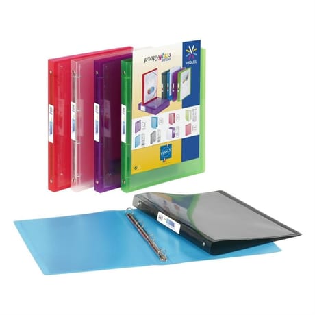 Viquel classeur cahier propyglass personnzlisable a4