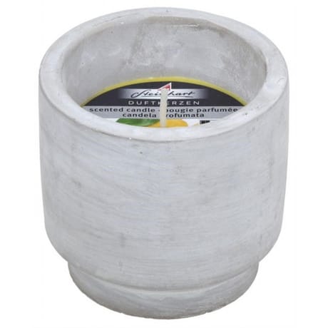 Bougie en pot "cleo" indoor citronella jaune