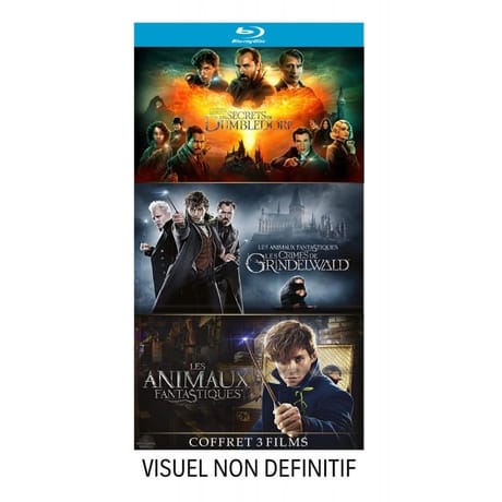 Coffret blu ray  les animaux fantastiques 1-3