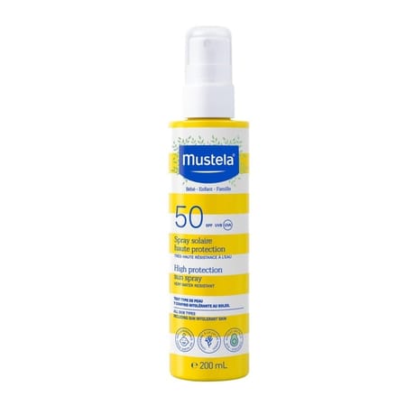 Mustela spray solaire haute protection spf50 200 ml