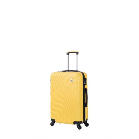 Valise rigide 46cm Siena jaune