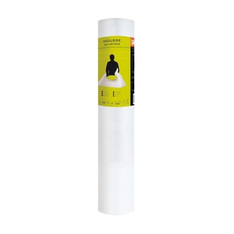Mousse en rouleau 0.8 x 20 m