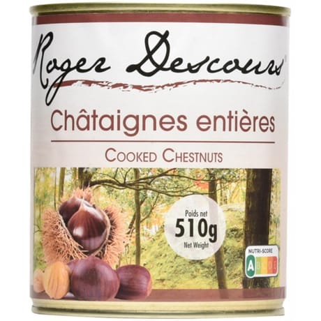 Roger descours marrons 4/4 cuits vapeur 510g