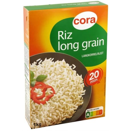 Cora riz long grain 1kg