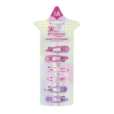 Miss europe miss princess barrettes diadème x6