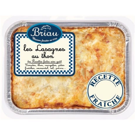 Barquette Lasagne au thon 850g