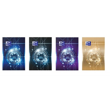 Oxford agenda metal 1 jour par page 15x21cm assortis