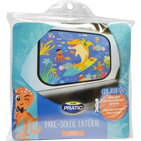 Auto pratic pare soleil laterale avec ventouse 75g