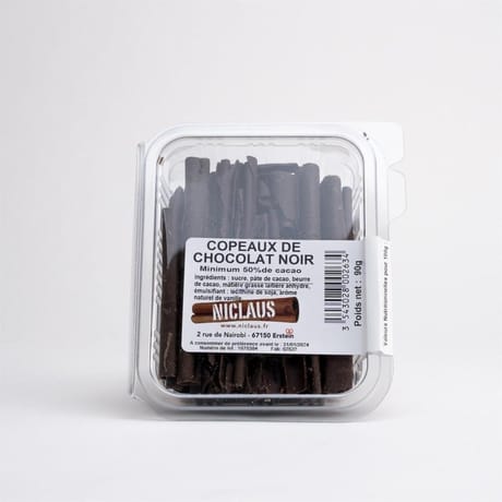 Niclaus copeaux de chocolat noir 90g