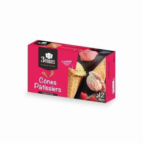 Les 3 toques cônes patissiers x12 150g
